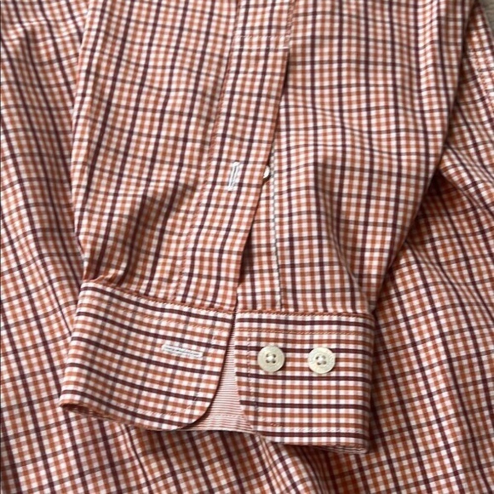 Brooks Brothers Non-Iron Plaid Button Down‎ Shirt Regular Fit Dress Shirt L - Picture 5 of 9